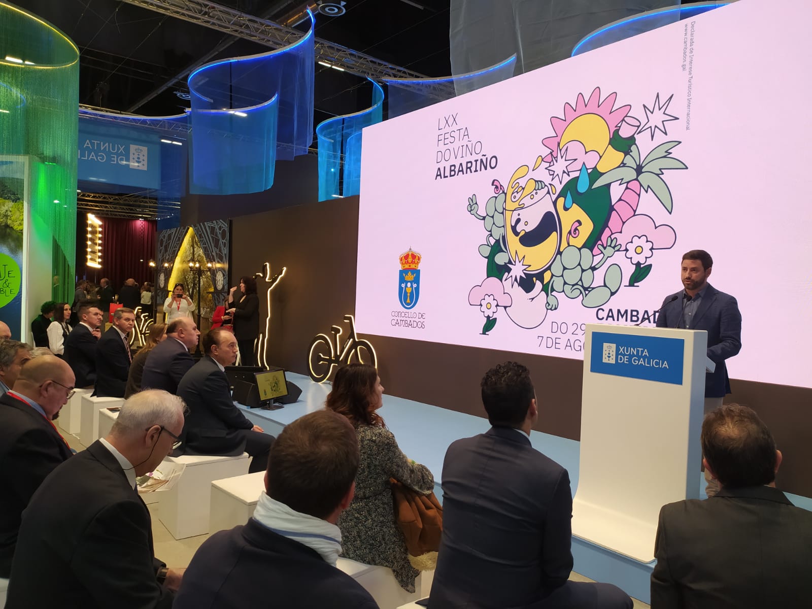 Cambados presenta en FITUR os seus atractivos turísticos: viño, gastronomía, mar e historia Cambados presenta en FITUR os seus atractivos turísticos: viño, gastronomía, mar e historia
