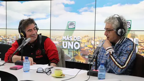 Agustín Jiménez y David Fernández en 'Más de uno' Agustín Jiménez y David Fernández en 'Más de uno'