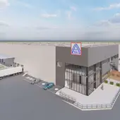 Proyecto del futuro almacén logístico de ALDI en Sagunto Proyecto del futuro almacén logístico de ALDI en Sagunto