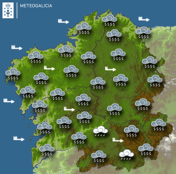La lluvia complica la situación en la veintena de ríos gallegos que permanecen en alerta La lluvia complica la situación en la veintena de ríos gallegos que permanecen en alerta