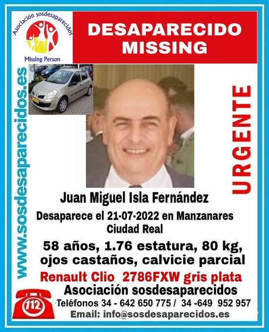 Buscan a un hombre que desapareció hace seis meses en Manzanares Buscan a un hombre que desapareció hace seis meses en Manzanares