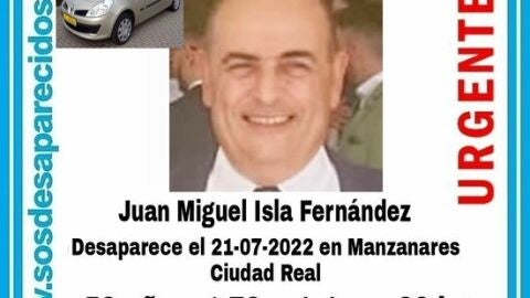 Juan Miguel Isla lleva desaparecido desde el mes de julio