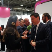 Cristobal Ortega con Blanca Lara en Fitur Cristobal Ortega con Blanca Lara en Fitur