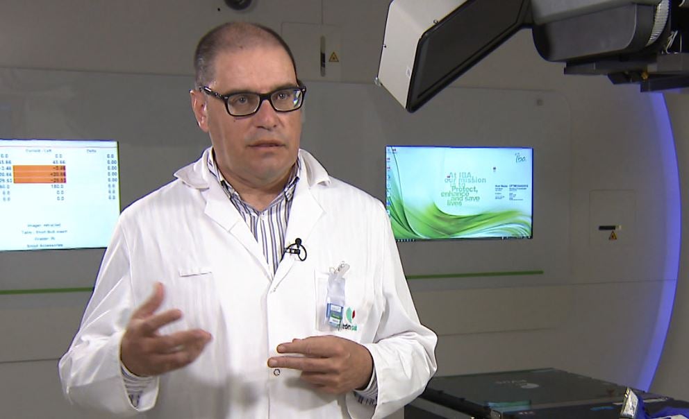 El Dr. Matute y la protonterapia El Dr. Matute y la protonterapia