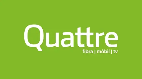 Logotipo de Quattre Logotipo de Quattre