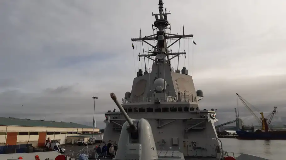 Fragata Méndez Núñez De visita en A Coruña