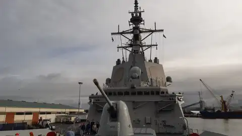 Fragata Méndez Núñez De visita en A Coruña