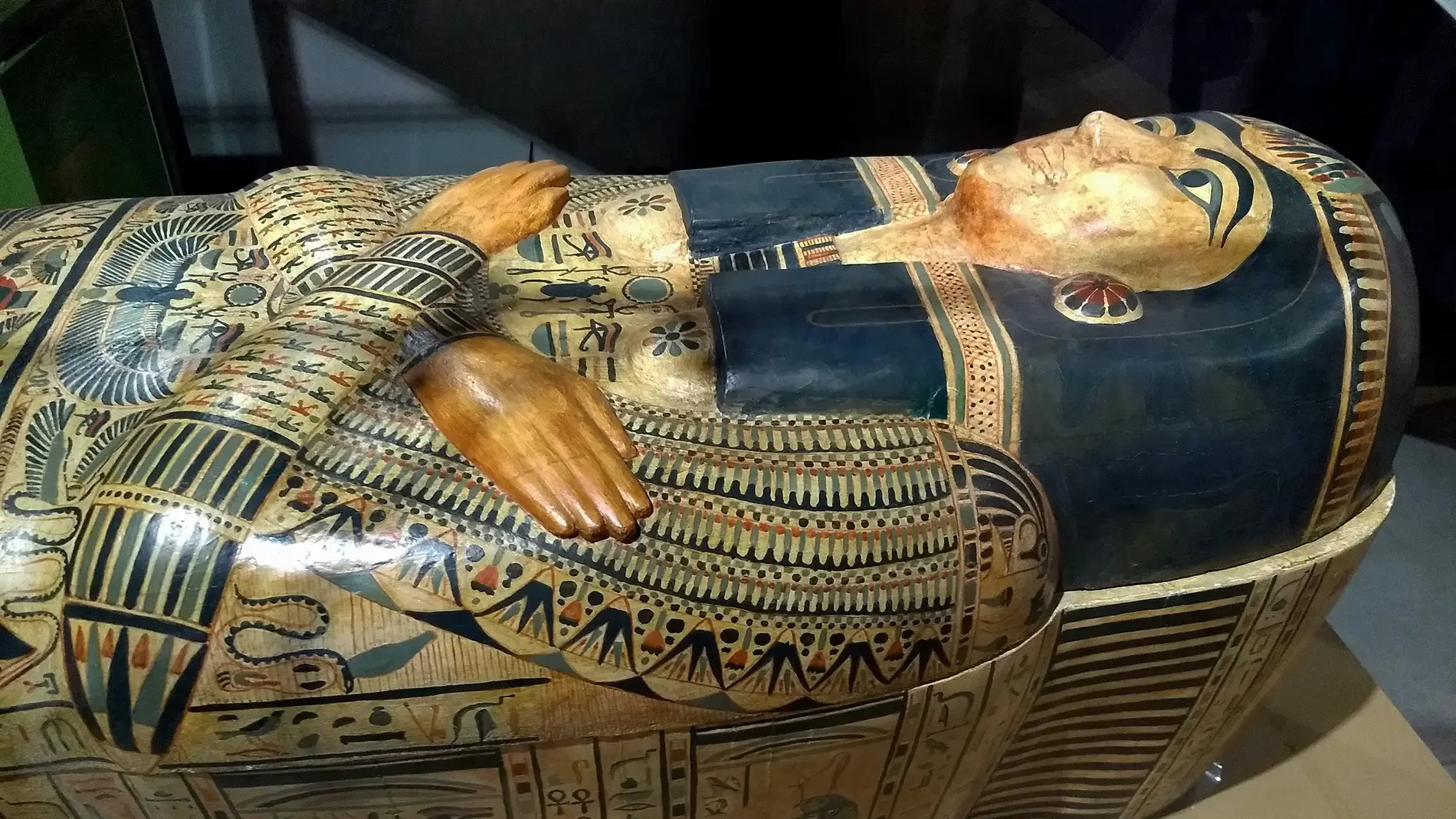 Imagen de archivo de un ataúd egipcio