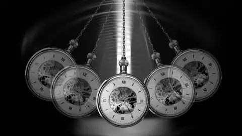 Imagen de archivo de un reloj Imagen de archivo de un reloj