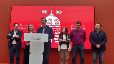 José Manuel Caballero durante la rueda de prensa