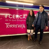 La nueva promoción turística de Torrevieja decora una estacion de metro de Madrid 