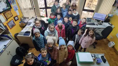 Visita del CP Bruelles Visita del CP Bruelles