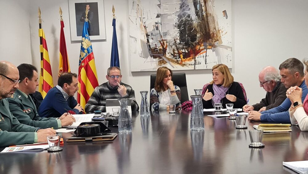 Un momento de la reunión 