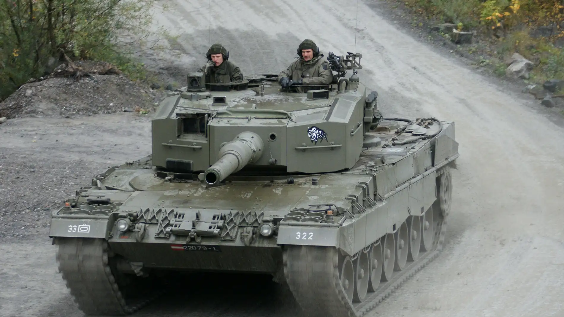Modelo Leopard 2A4 que España enviará a Ucrania