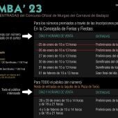 El Ayuntamiento de Badajoz modifica la venta de entradas del COMBA y abrirá las taquillas este fin de semana solo para las dos primeras preliminares