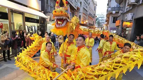 Celebración del año nuevo chino en Elche en 2019. Celebración del año nuevo chino en Elche en 2019.