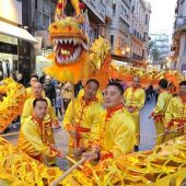 Celebración del año nuevo chino en Elche en 2019.
