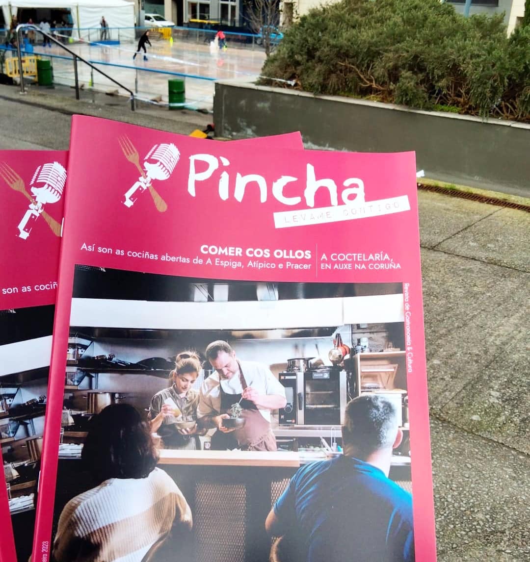 Comemos cos ollos da man do último número da Revista Pincha Comemos cos ollos da man do último número da Revista Pincha