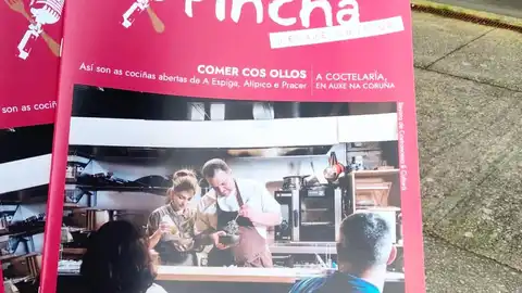 Comemos cos ollos da man do último número da Revista Pincha Gente Viajera de Galicia