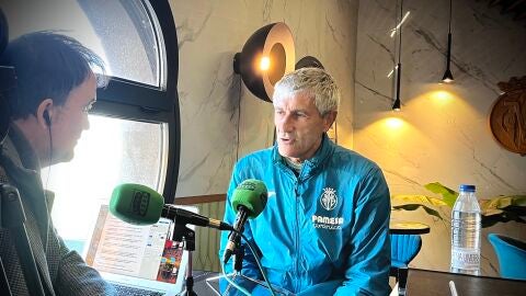 Setién durante su entrevista en Onda Cero Setién durante su entrevista en Onda Cero