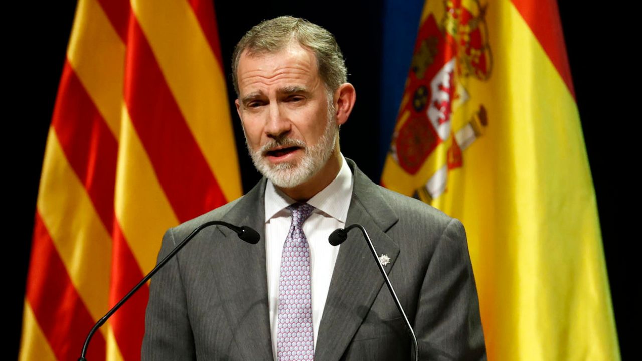 Felipe VI defiende desde Cataluña que la Justicia es condición indispensable para la convivencia pacífica Felipe VI defiende desde Cataluña que la Justicia es condición indispensable para la convivencia pacífica