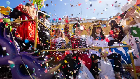 Una de las carrozas Una de las carrozas