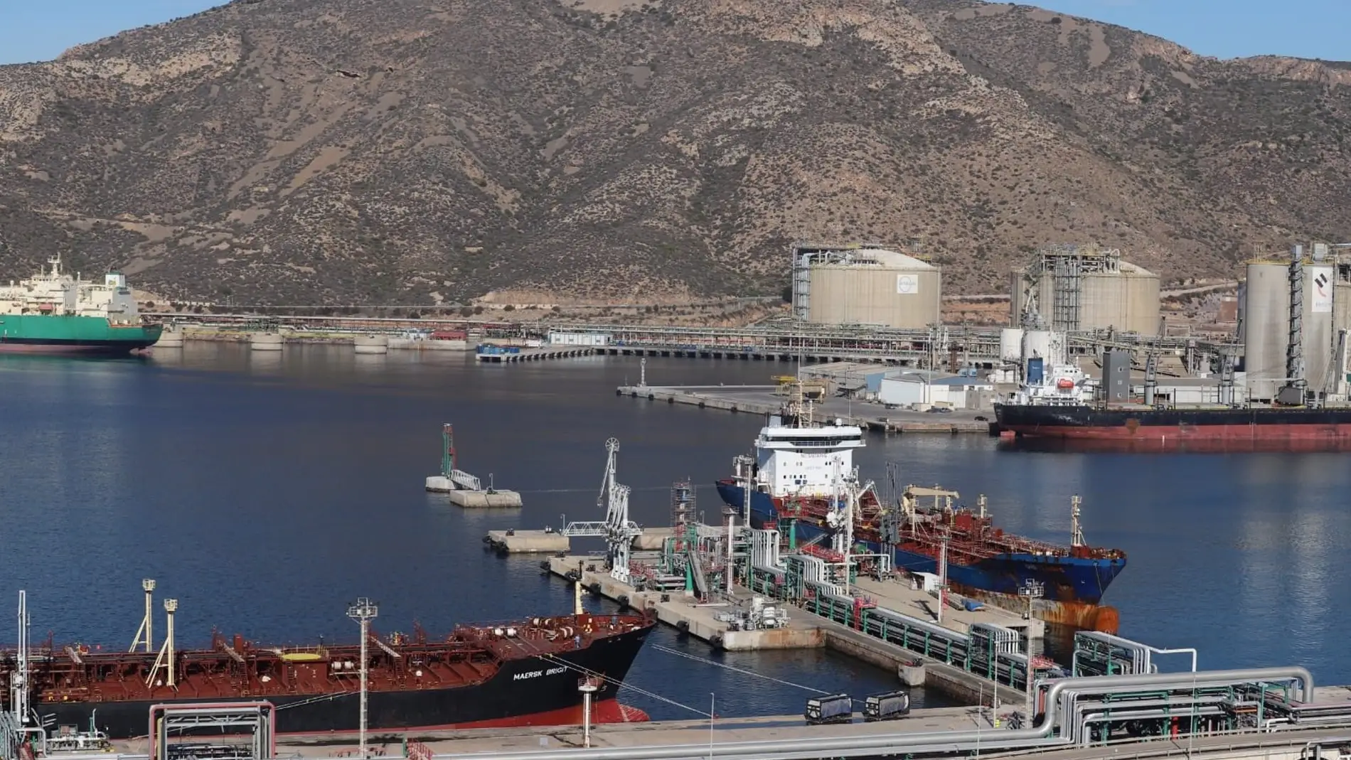 Año de récord del Puerto de Cartagena: más de 36,6 millones de toneladas movidas