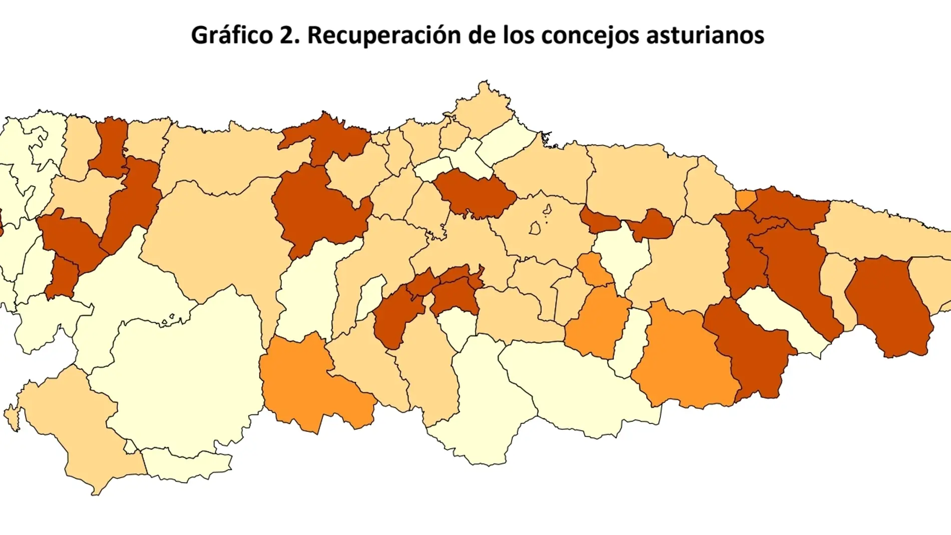Oviedo, el Oriente y Eo-Navia fueron las zonas más resistentes al impacto económico de la pandemia