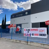 Primera jornada de huelga en la planta de General Electric de Noblejas (Toledo) Primera jornada de huelga en la planta de General Electric de Noblejas (Toledo)