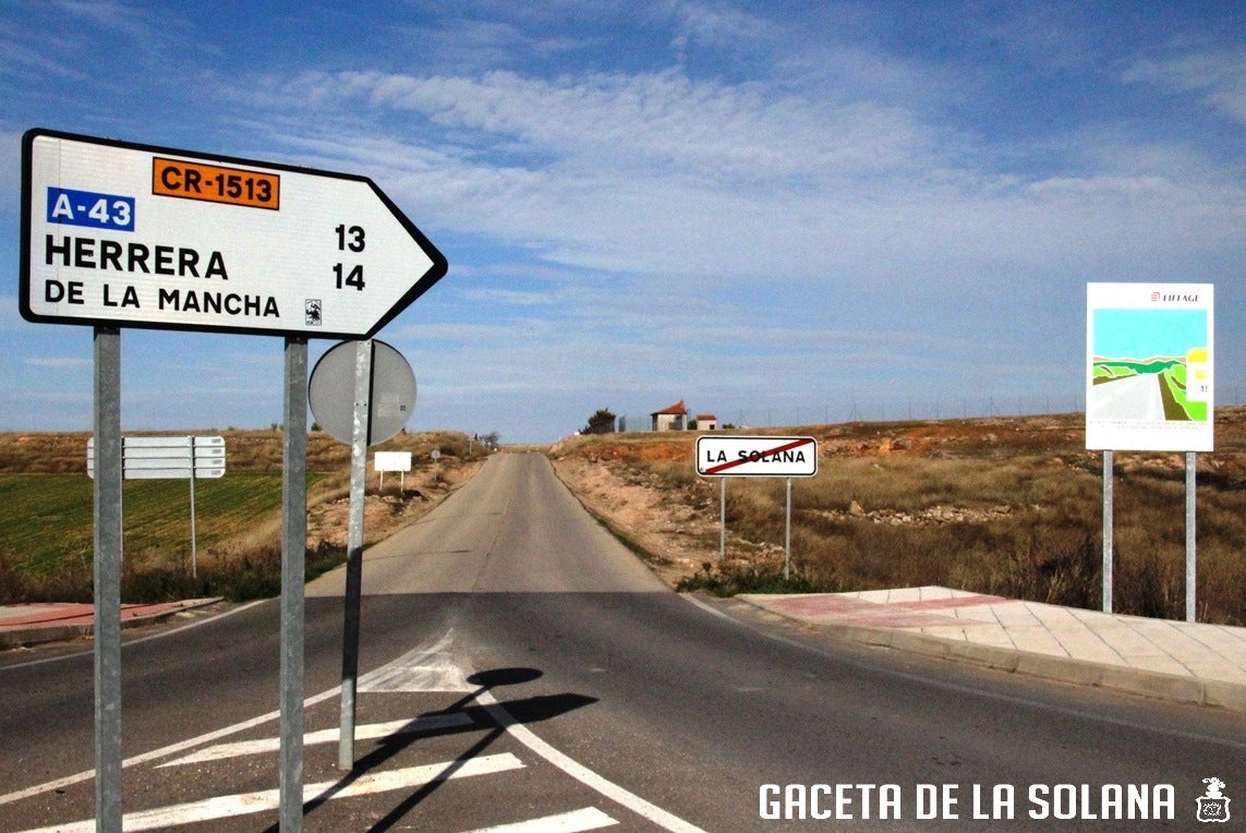 Cortada al tráfico la carretera CR-1513 de La Solana a Herrera de La Mancha Cortada al tráfico la carretera CR-1513 de La Solana a Herrera de La Mancha