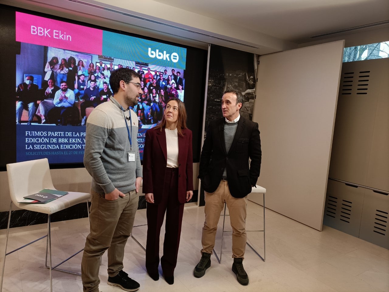 BBK lanza la tercera edición de 'Ekin' para apoyar 25 proyectos de emprendimiento de base innovadora con impacto social BBK lanza la tercera edición de 'Ekin' para apoyar 25 proyectos de emprendimiento de base innovadora con impacto social