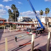 Comienzan las obras de remodelación y mejora de la Plaza de España de Rafal    