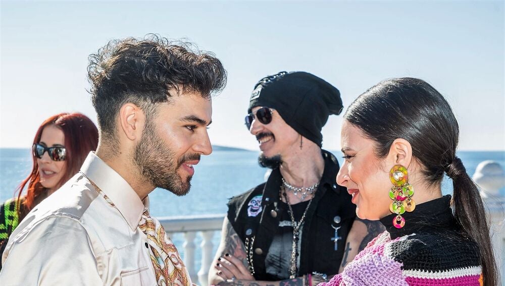 Agoney y Blanca Paloma.