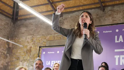 La ministra de Igualdad, Irene Montero, en un acto de Unidas Podemos La ministra de Igualdad, Irene Montero, en un acto de Unidas Podemos