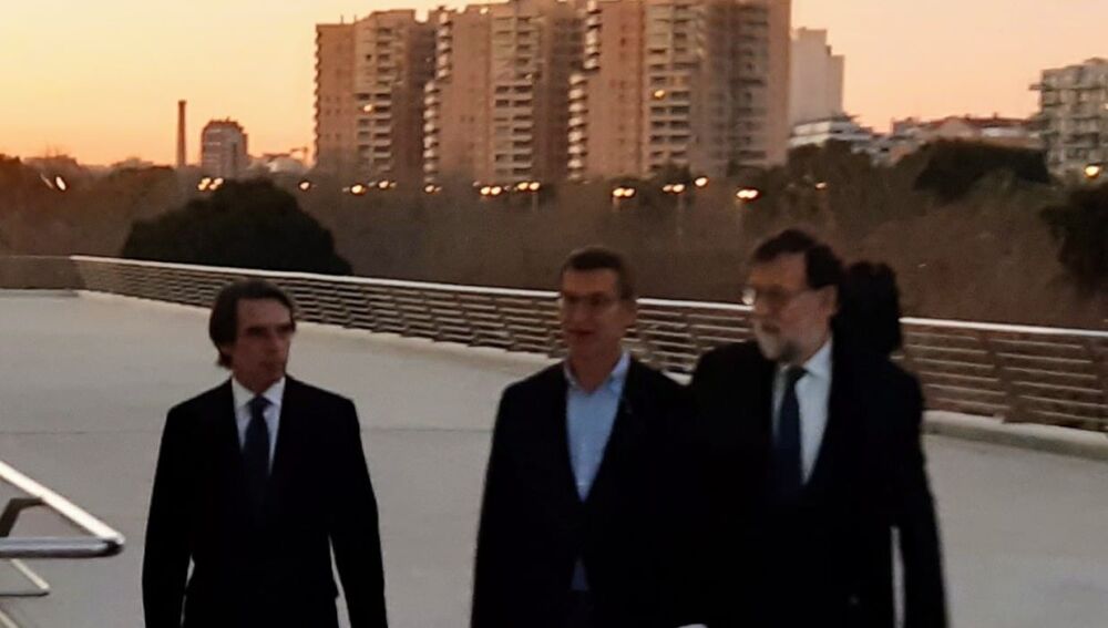 José María Aznar, Alberto Núñez-Feijóo y Mariano Rajoy en la XXVI Intermunicipal del PP José María Aznar, Alberto Núñez-Feijóo y Mariano Rajoy en la XXVI Intermunicipal del PP