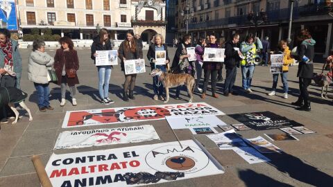 Concentración en la Plaza Mayor de Ciudad Real