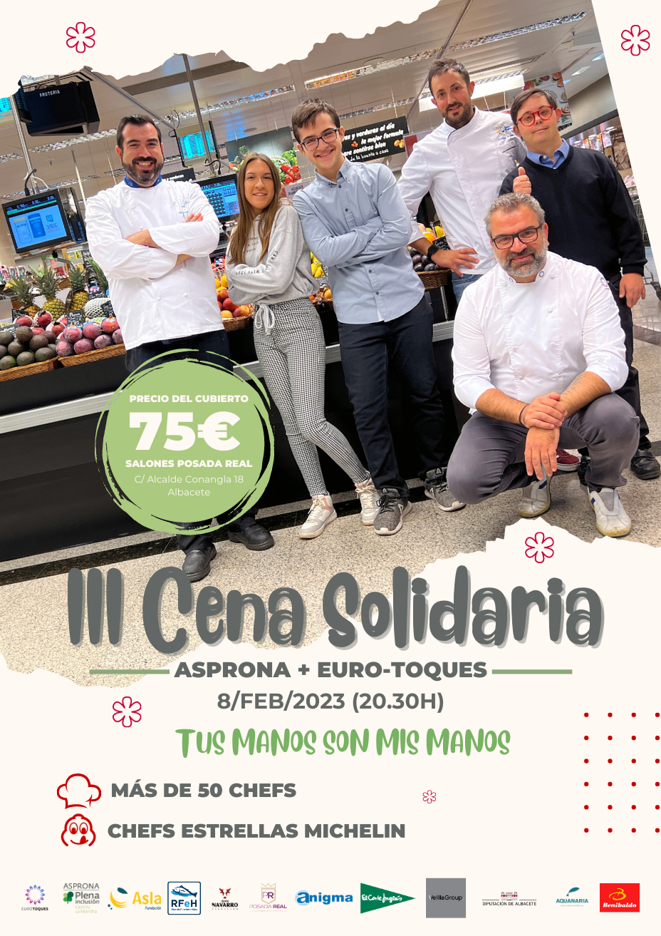La III Cena Solidaria de Asprona será está semana y con todas las entradas vendidas La III Cena Solidaria de Asprona será está semana y con todas las entradas vendidas
