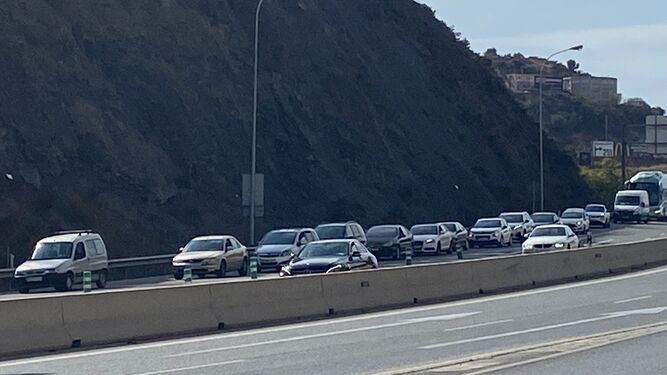 Arrancan los cortes de tráfico en la A-7 por las obras en el Nudo de Viator (Almería) Arrancan los cortes de tráfico en la A-7 por las obras en el Nudo de Viator (Almería)