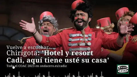 Chirigota 'Hotel y resort Cadi, aquí tiene usté su casa' Chirigota 'Hotel y resort Cadi, aquí tiene usté su casa'
