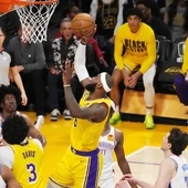 LeBron James durante el partido este martes entre Los Angeles Lakers and Oklahoma City Thunder LeBron James durante el partido este martes entre Los Angeles Lakers and Oklahoma City Thunder