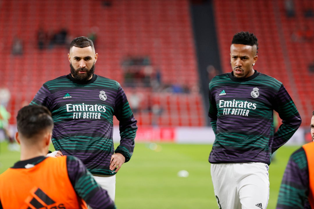 Benzema y Militao entrenan hoy con el grupo Benzema y Militao entrenan hoy con el grupo