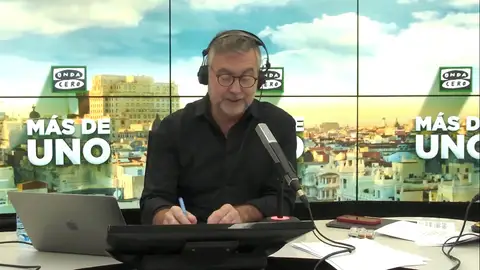 Carlos Alsina durante el monólogo MÁS DE UNO