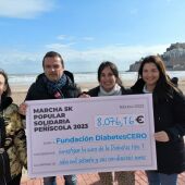 Peñíscola ha reacudado más de 8.000 euros en su Marcha Solidaria para la fundación DiabetesCero