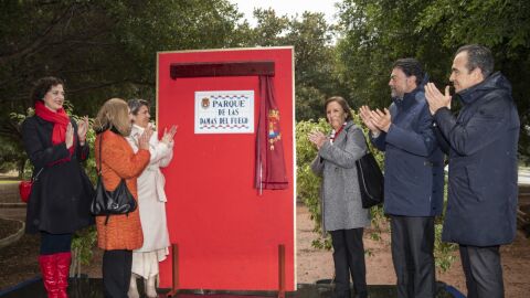 Acto inaugural del parque de &#39;Las damas del fuego&#39;