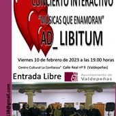 "Músicas Que Enamoran", concierto de Ad Libitum "Músicas Que Enamoran", concierto de Ad Libitum
