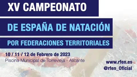 Torrevieja acoge el XV campeonato de natación junior/infantil de federaciones territoriales natacion
