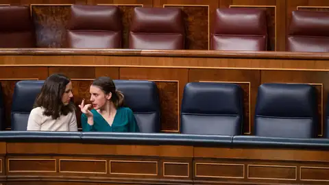 Ione Belarra e Irene Montero en el Congreso de los Diputados Ione Belarra e Irene Montero en el Congreso de los Diputados