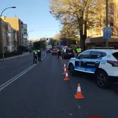 Un control de la Policía Local de Ciudad Real Un control de la Policía Local de Ciudad Real