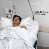 Pere Milla ya se encuentra en casa, recuperándose de la operación a la que fue sometido en el hombro izquierdo