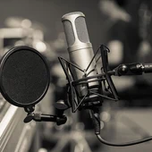 Micro en un estudio de radio Micro en un estudio de radio